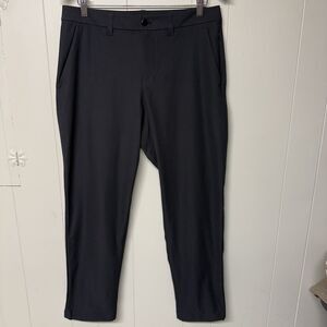 Lululemon ABC Warpstreme Commission Pants Stretch LM5AR2S Black Men 31x29 EUC